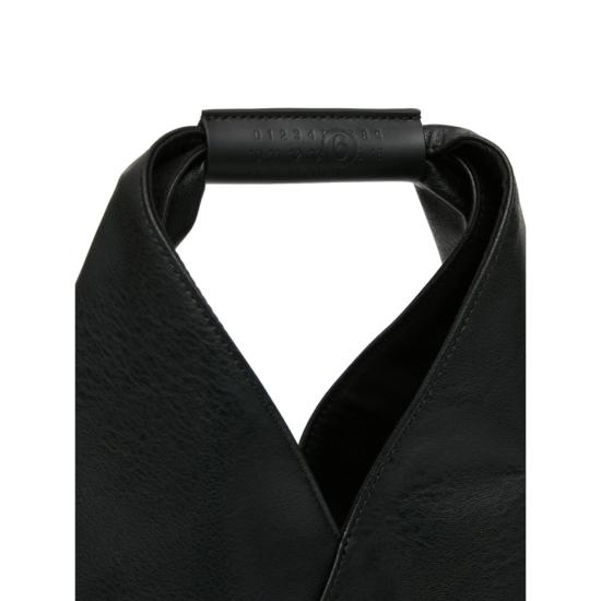  MM6 메종마르지엘라 가방 Mm6 메종 마르지엘라 숫자 아트워크 탑 핸들 토트백 블랙 - MM6 MAISON MARGIELA