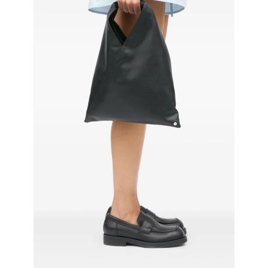  MM6 메종마르지엘라 가방 Mm6 메종 마르지엘라 숫자 아트워크 탑 핸들 토트백 블랙 - MM6 MAISON MARGIELA