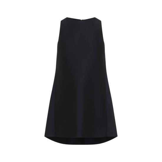 26FW 발렌시아가 A-라인 울 드레스 A009P3 TUT22 1000 BLACK - BALENCIAGA
