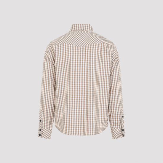 26FW 몽클레어 긴팔 셔츠 L20972F00002 599WG F20 PASTEL BROWN - MONCLER