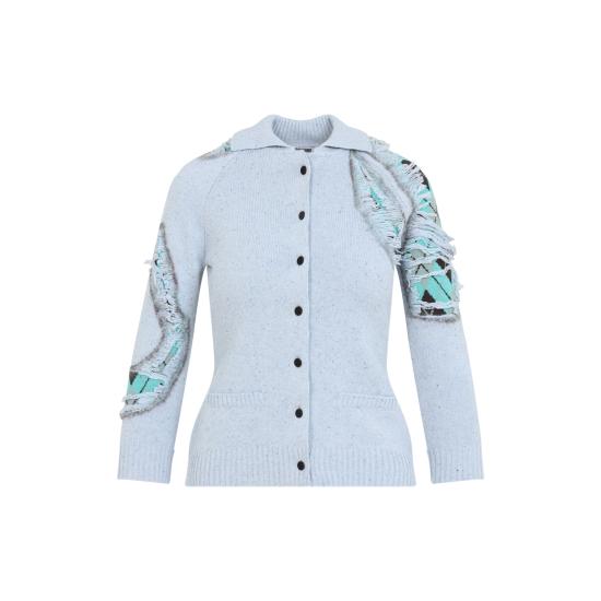 26FW 모스키노 가디건 262DA0901 5400 1331 FANTASIA AZZURRO - MOSCHINO