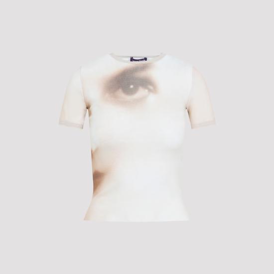 26FW 장 폴 고티에 탑 2604WTO563M032P 68 BEIGE - JEAN PAUL GAULTIER