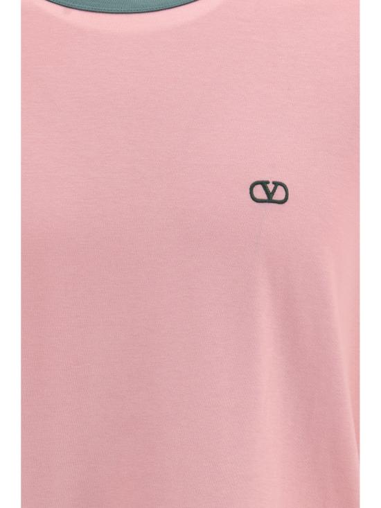26FW 발렌티노 가라바니 반팔 티셔츠 9V0MG10VBR6 1TP PINK - VALENTINO GARAVANI