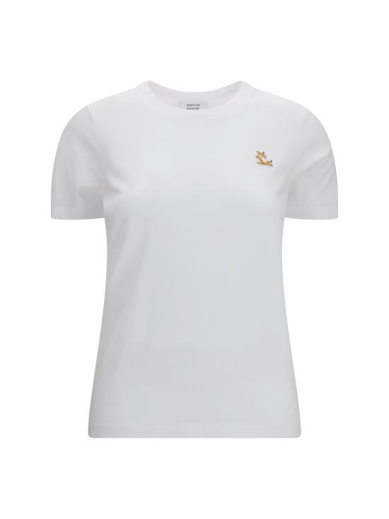 26FW 메종키츠네 반팔 티셔츠 MRWJT20KJ7026 P100 WHITE