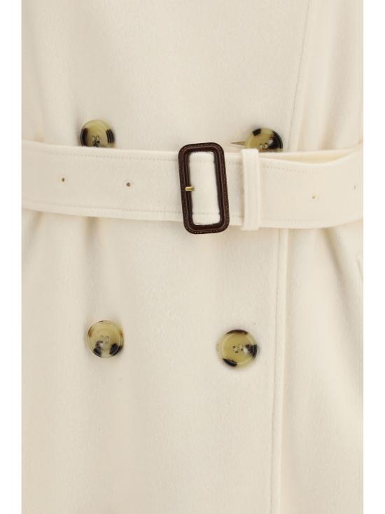 26FW 버버리 코트 8136120 C6516 WHITE - BURBERRY