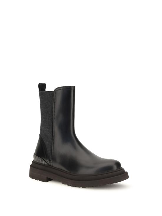 26FW 브루넬로 쿠치넬리 부츠 MZOLG3307 C101 BLACK - BRUNELLO CUCINELLI