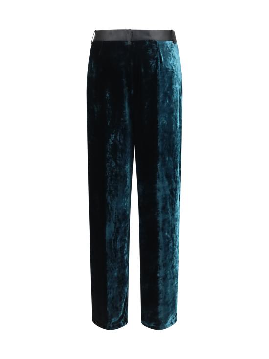 26FW 포르테포르테 스트레이트 팬츠 15345MYPANTS F50M6012 GREEN - FORTE FORTE