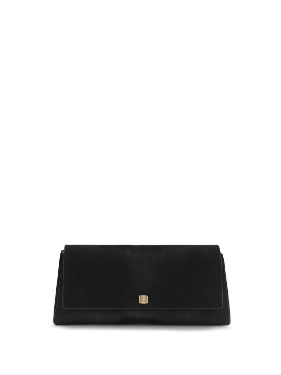 26FW 케이트 오드리 카프 스웨이드 클러치 백 H3033760 200 BLACK