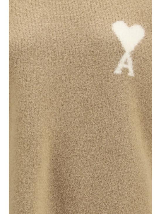 26FW 아미 ADC 크루넥 스웨터 UKS836KN0135 A278 BEIGE - AMI