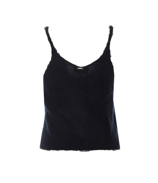 26FW 트윈셋 민소매 티셔츠 262TT3023 00006 BLACK - TWINSET