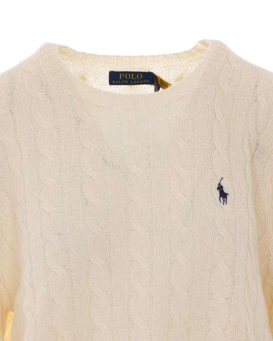 26FW 폴로 랄프로렌 케이블 니트 스웨터 710876762010 ANDOVER CREAM WHITE - POLO RALPH LAUREN