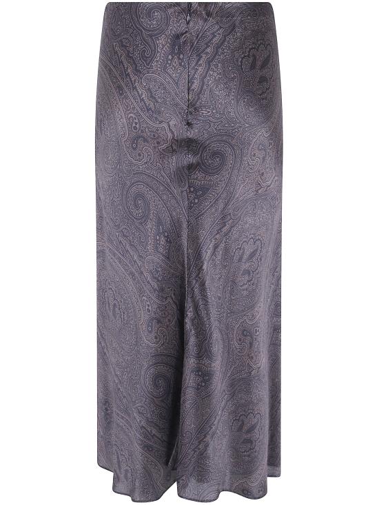 26FW 에트로 롱 스커트 WRFA020799SAD1V X0828 BLACK - ETRO
