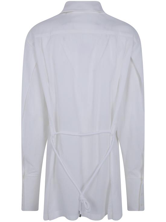 26FW 이세이 미야케 코트 IM68FJ038 01 WHITE - ISSEY MIYAKE