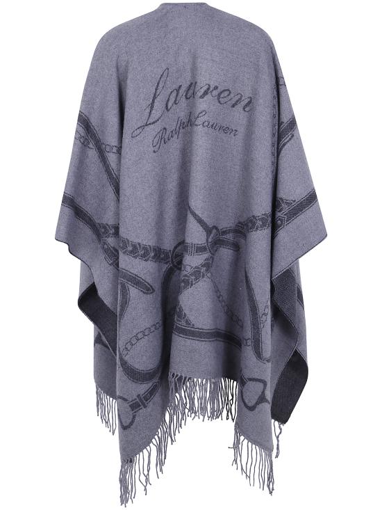26FW 랄프 로렌 케이프 454P23618 001 BLACK CHARCOAL - RALPH LAUREN