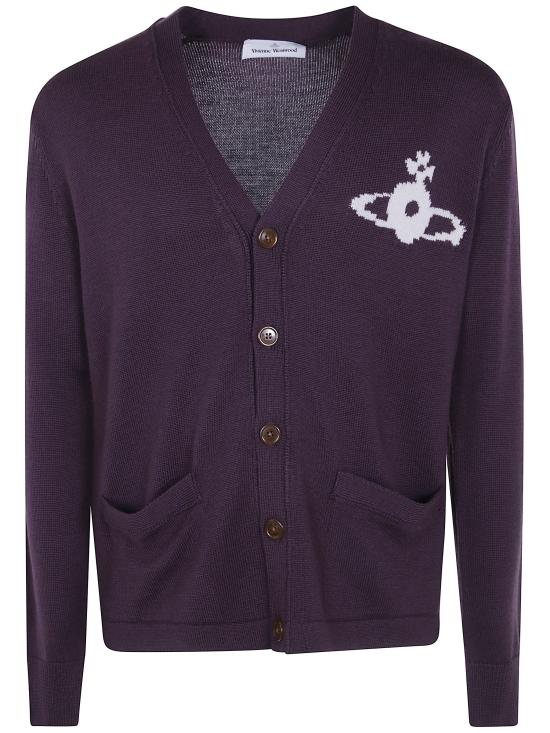 26FW 비비안웨스트우드 가디건 2701003O Y005E D408 DARK MAHOGANY