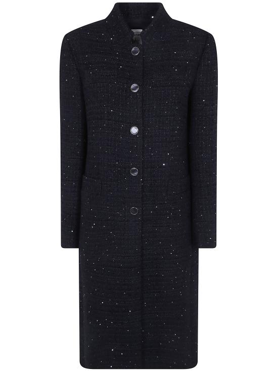 26FW 세미쿠튀르 코트 S6WN05 CHN27 BLACK CHANEL