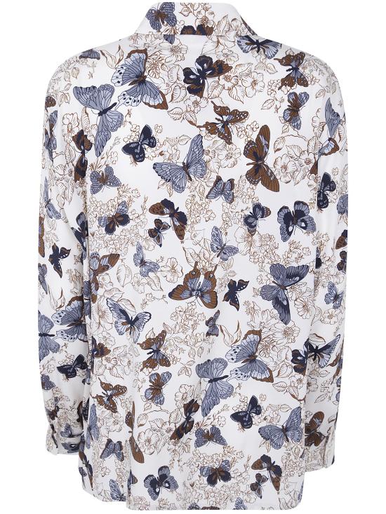 26FW 로라 우비나티 블라우스 I6T08SF 03 GREY COCOA NAVY - LAURA URBINATI