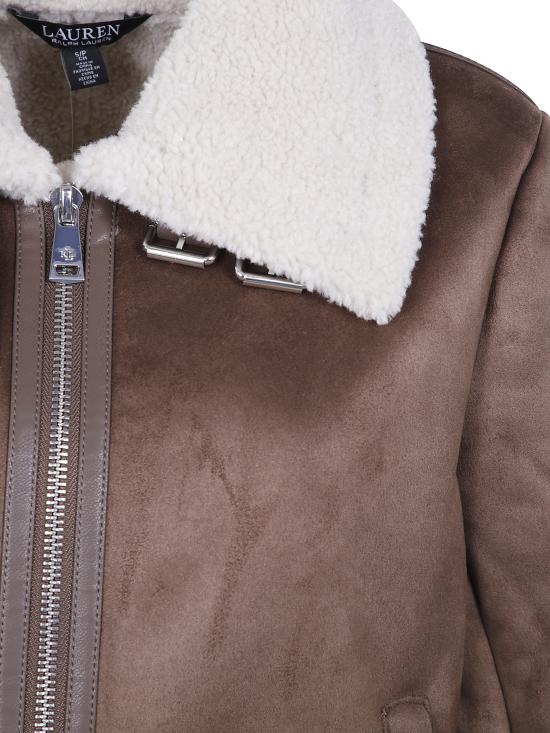 26FW 랄프 로렌 무스탕 297P04122 099 003 TOBACCO - RALPH LAUREN