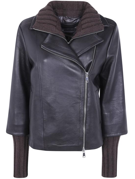 26FW 더 재키 레더스 가죽 자켓 GEMINI 06 DARK BROWN