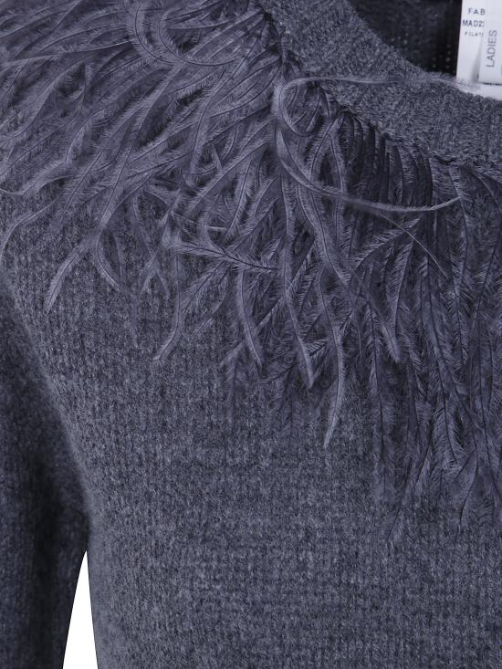 26FW 파비아나 필리피 스웨터 MAD226F490 M438 8204 CHARCOAL - FABIANA FILIPPI