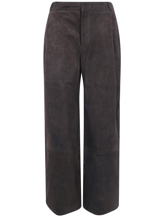 26FW 더 재키 레더스 가죽 팬츠 PROMISE 038 WALNUT BROWN