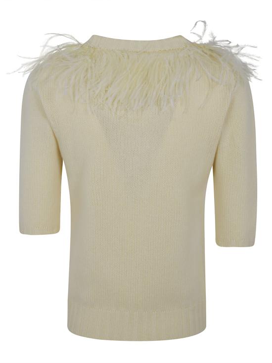 26FW 파비아나 필리피 스웨터 MAD226F490 M438 713 VANILLA YELLOW - FABIANA FILIPPI