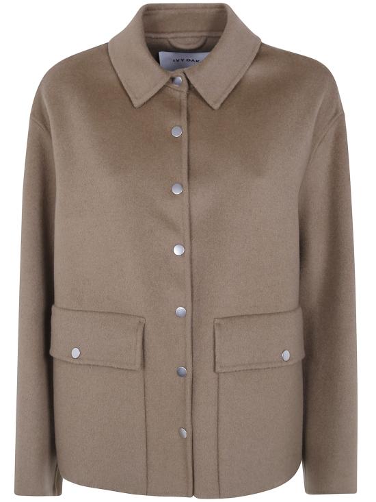 26FW 아이비앤오크 무스탕 IO30600102 BE390 DARK CAMEL