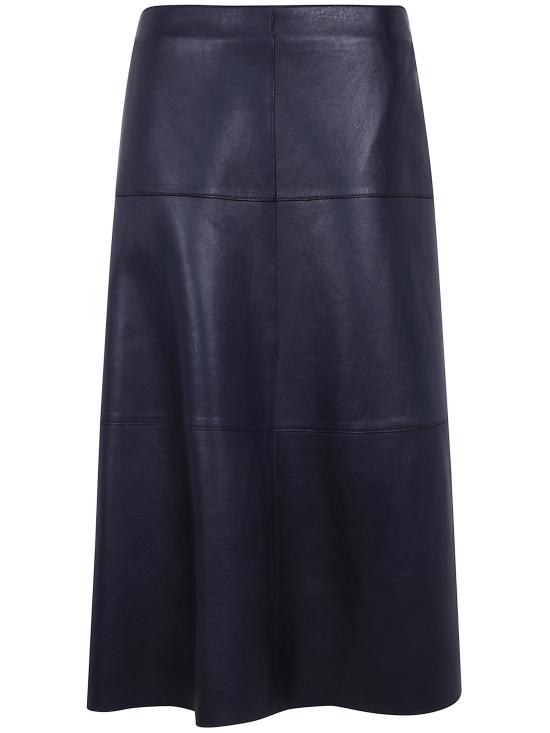 26FW 더 재키 레더스 스커트 RHEA 09 DARK BLUE