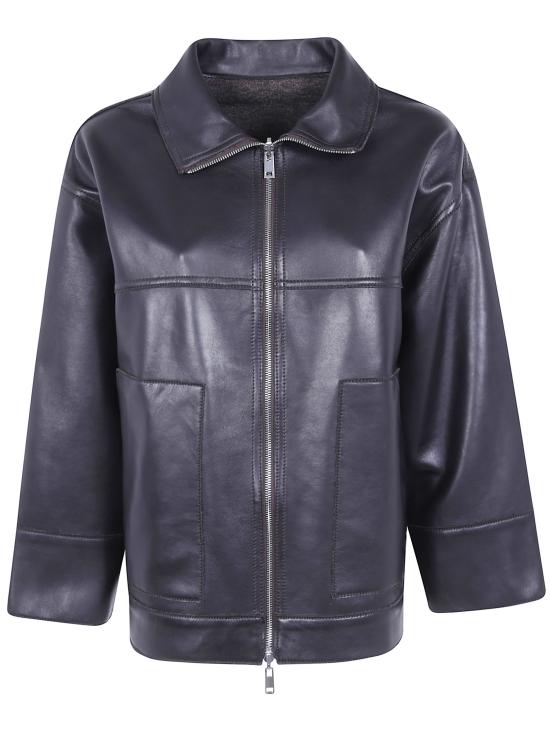 26FW 더 재키 레더스 가죽 자켓 GUYA 06 DARK BROWN
