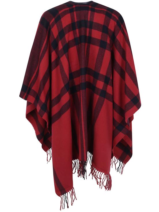 26FW 랄프 로렌 케이프 454P23625 004 RED BLACK - RALPH LAUREN