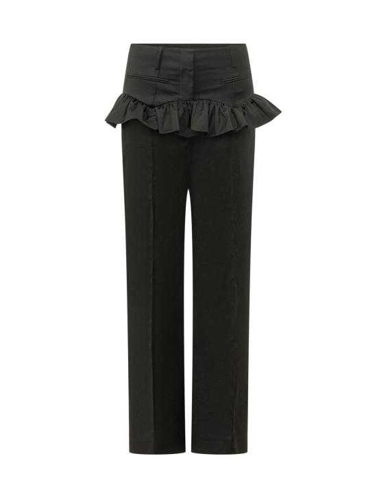 26FW 가니 스트레이트 팬츠 A1080199 099 BLACK