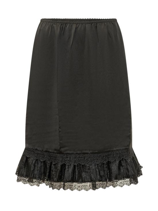26FW 가니 스커트 A1090315 099 BLACK