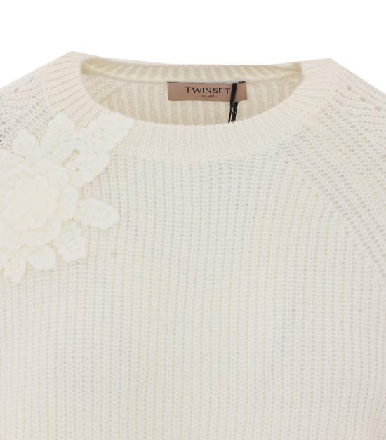 26FW 트윈셋 스웨터 262TT3190 00059 WHITE - TWINSET
