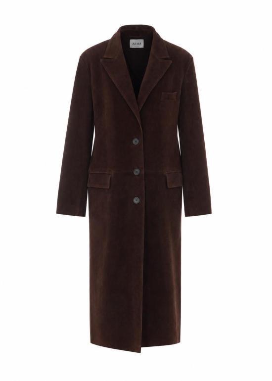 26FW 아르마 코트 008L266045 02 CHARCOAL BROWN
