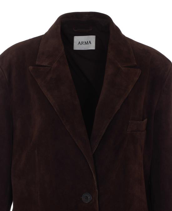 26FW 아르마 코트 008L266045 02 CHARCOAL BROWN - ARMA