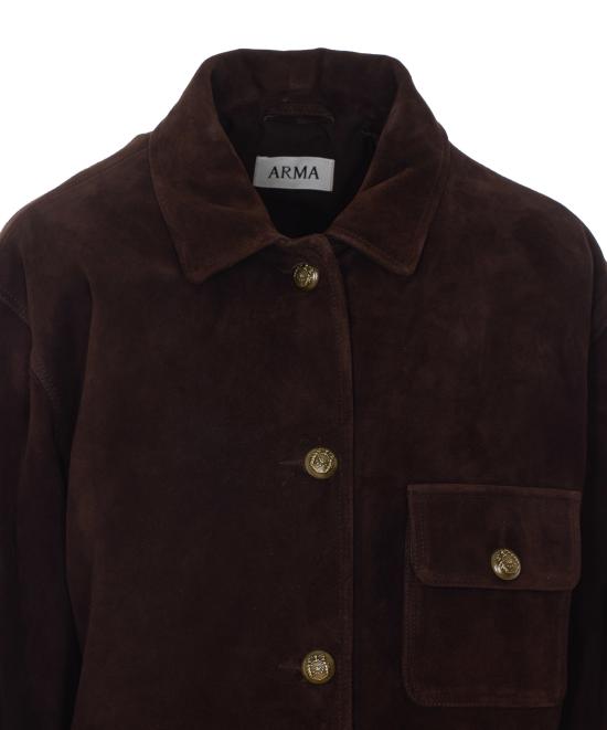 26FW 아르마 수트 자켓 008L266047 02 CHARCOAL BROWN - ARMA