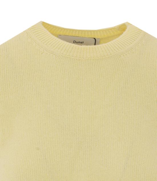 26FW 던스트 긴팔 티셔츠 UDSW6C201Y1 LEMON BUTTER YELLOW - DUNST