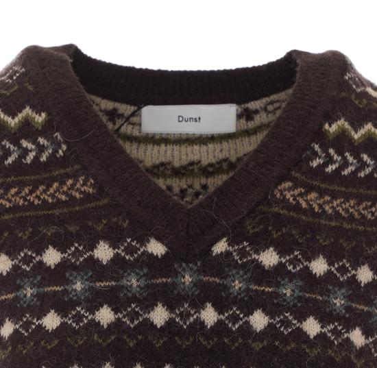 26FW 던스트 베스트 UDSW6C117W2 DEEP BROWN - DUNST