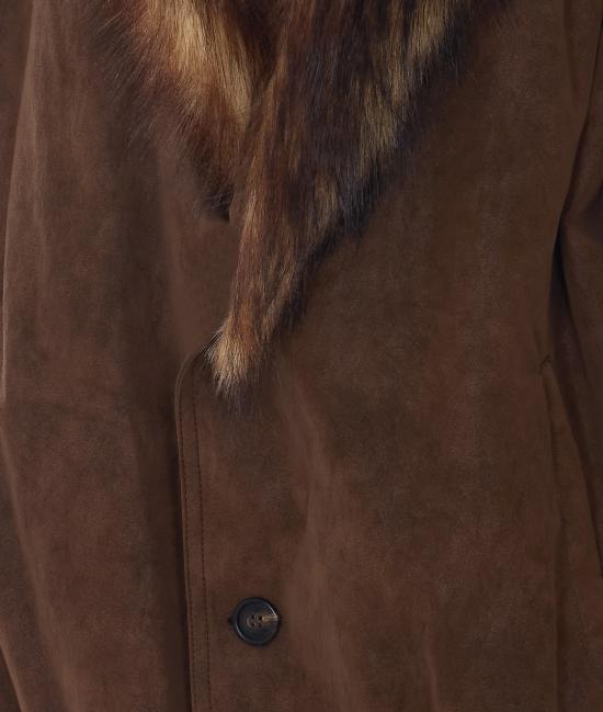 26FW MM6 메종마르지엘라 코트 S62AN0183 M36087139 BROWN - MM6 MAISON MARGIELA