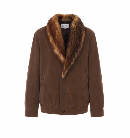 26FW MM6 메종마르지엘라 코트 S62AN0183 M36087139 BROWN