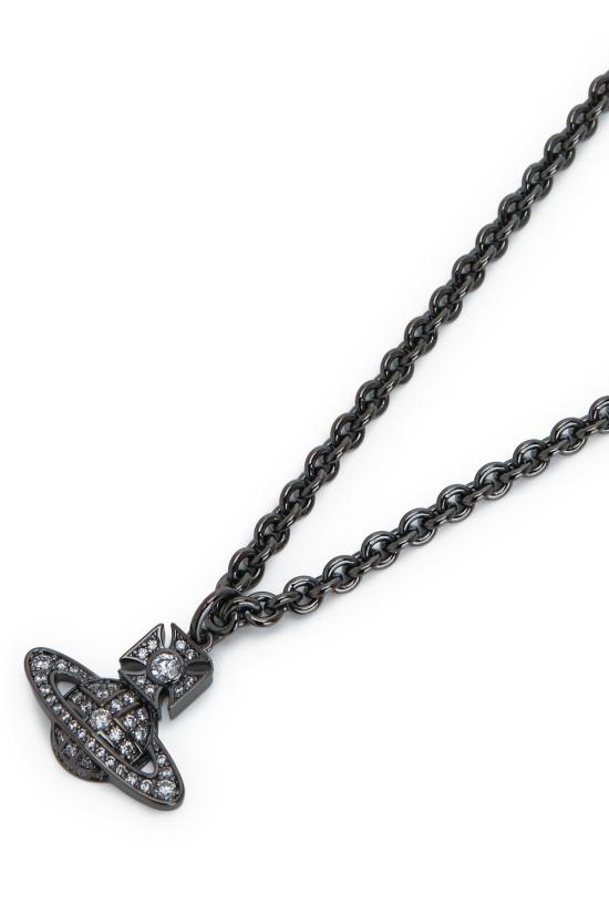 26FW 비비안웨스트우드 카르멜로 바스 릴리프 목걸이 630203CO02S104SM S104 RUTHENIUMWHITECZ - VIVIENNE WESTWOOD