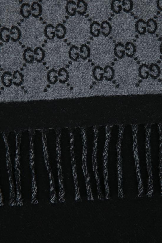 26FW 구찌 울 자카드 스카프 8355344G200 1360 FLANNERBLACK - GUCCI