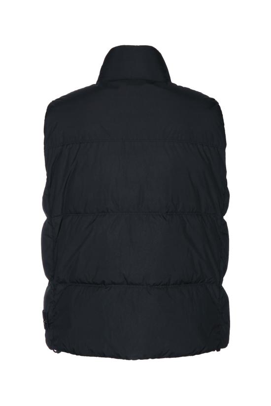 26FW 스톤 아일랜드 퀼팅 로고 패치 패딩 베스트 L2S15G100010S0A23 V0029 BLACK - STONE ISLAND