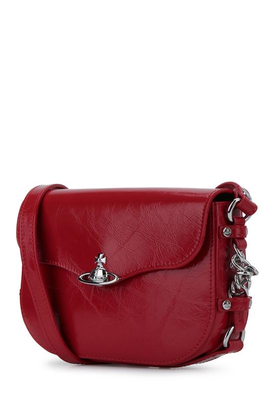 26FW 비비안웨스트우드 헌터 플랩 크로스백 48030025WL00EO H401 RED - VIVIENNE WESTWOOD