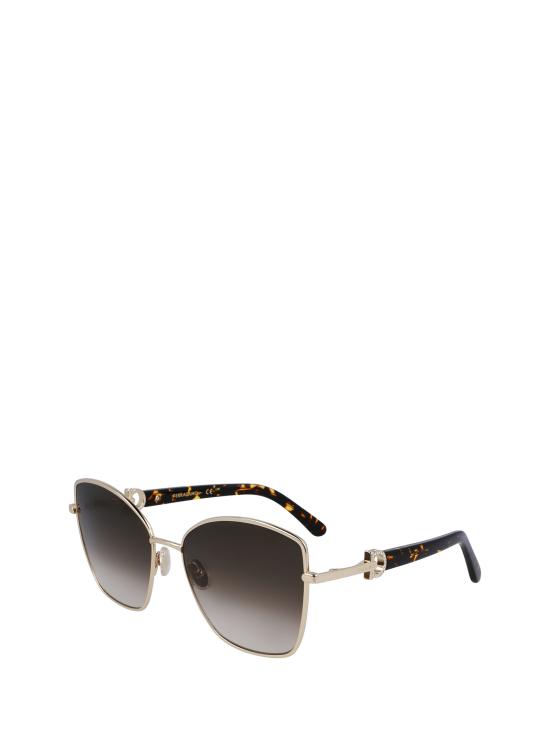 26FW 살바토레 페라가모 선글라스 SF312SR 750 GOLD KHAKI GRADIENT - SALVATORE FERRAGAMO
