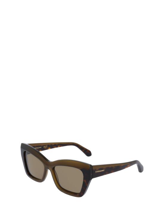26FW 살바토레 페라가모 선글라스 SF2065S 338 OPALINE KHAKI DARK TORTOISE - SALVATORE FERRAGAMO