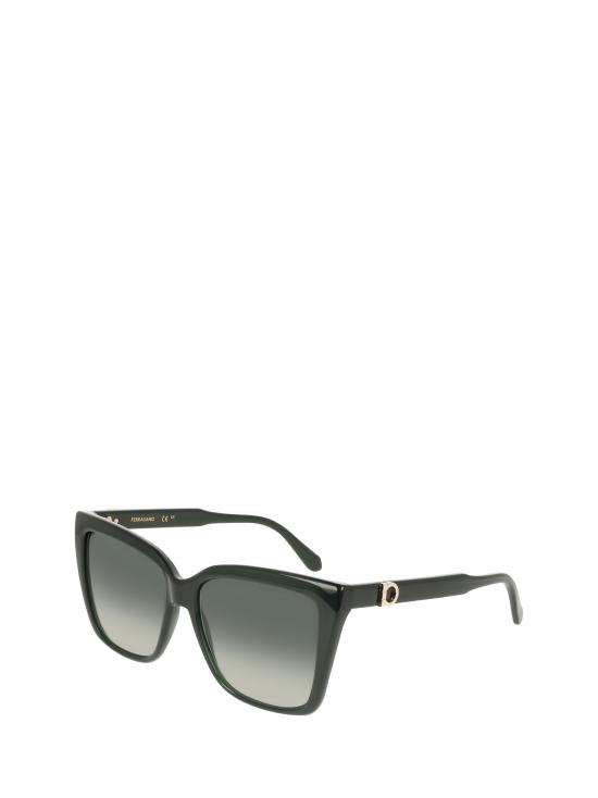 26FW 살바토레 페라가모 선글라스 SF2085SE 302 TRANSPARENT DARK GREEN - SALVATORE FERRAGAMO