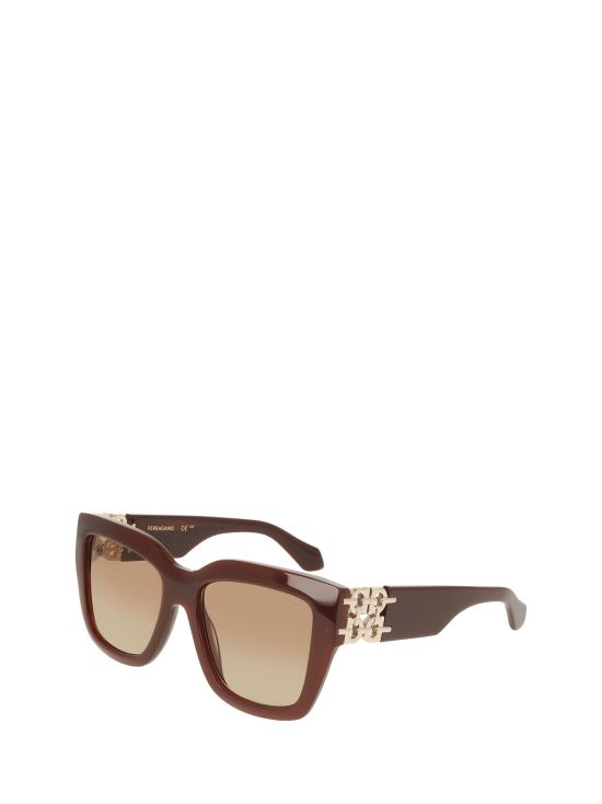 26FW 살바토레 페라가모 선글라스 SF2083SE 210 DARK BROWN - SALVATORE FERRAGAMO