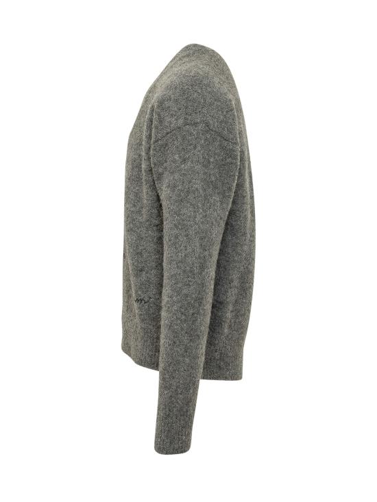 26FW 아미 가디건 HKC397KN0021 A189 GRIS CARBONE - AMI