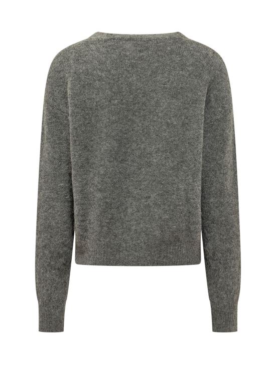 26FW 아미 가디건 HKC397KN0021 A189 GRIS CARBONE - AMI